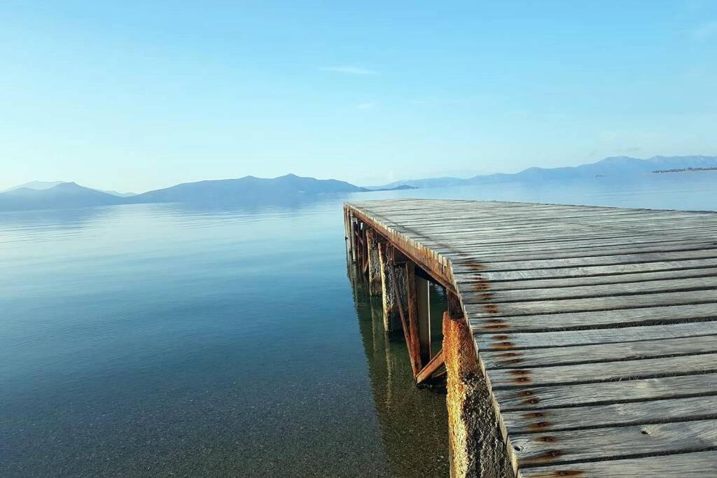 Amazing Sea View-Neos Pyrgos Beach -Evoia Greece เนออส ปีร์กอส ภายนอก รูปภาพ