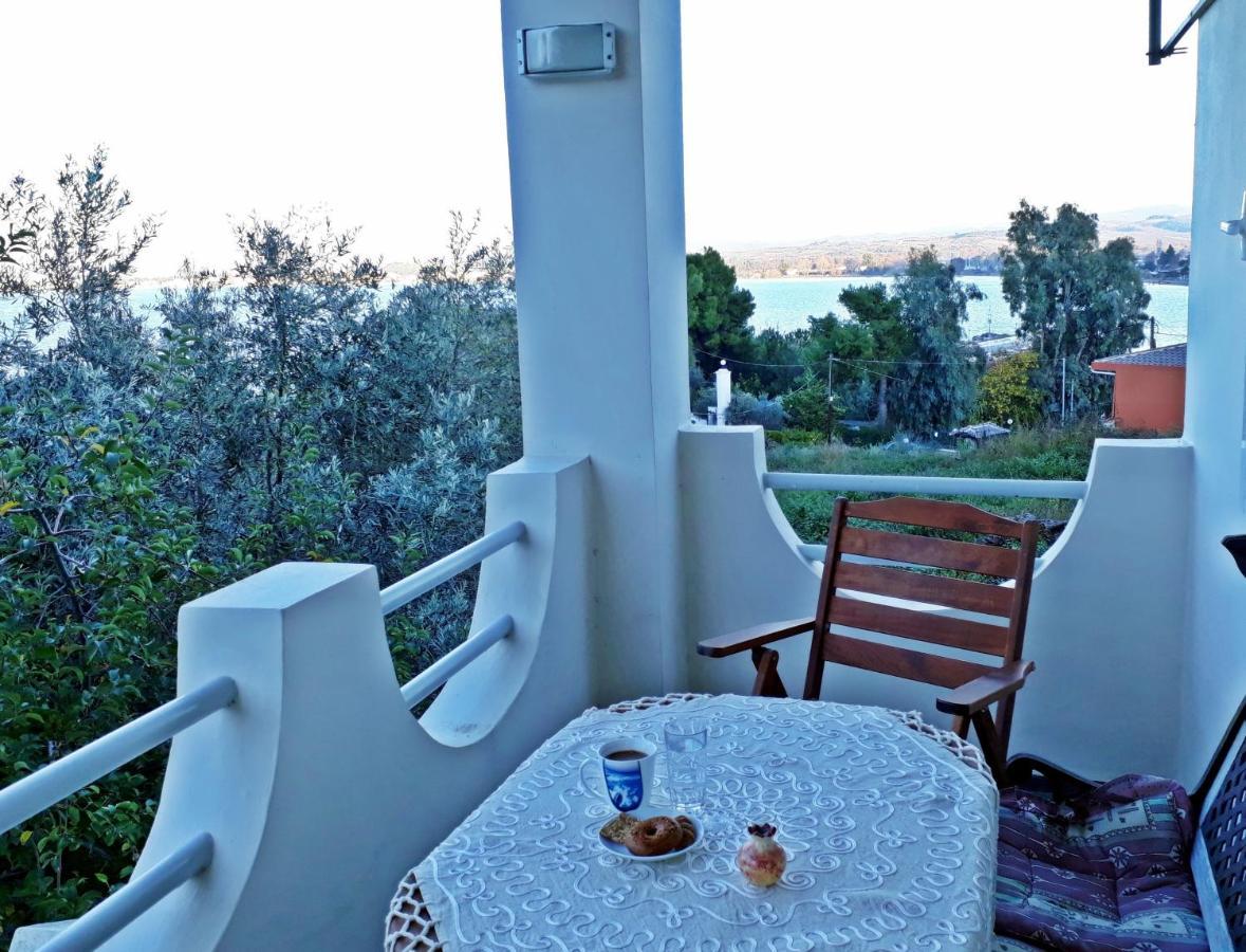 Amazing Sea View-Neos Pyrgos Beach -Evoia Greece เนออส ปีร์กอส ภายนอก รูปภาพ