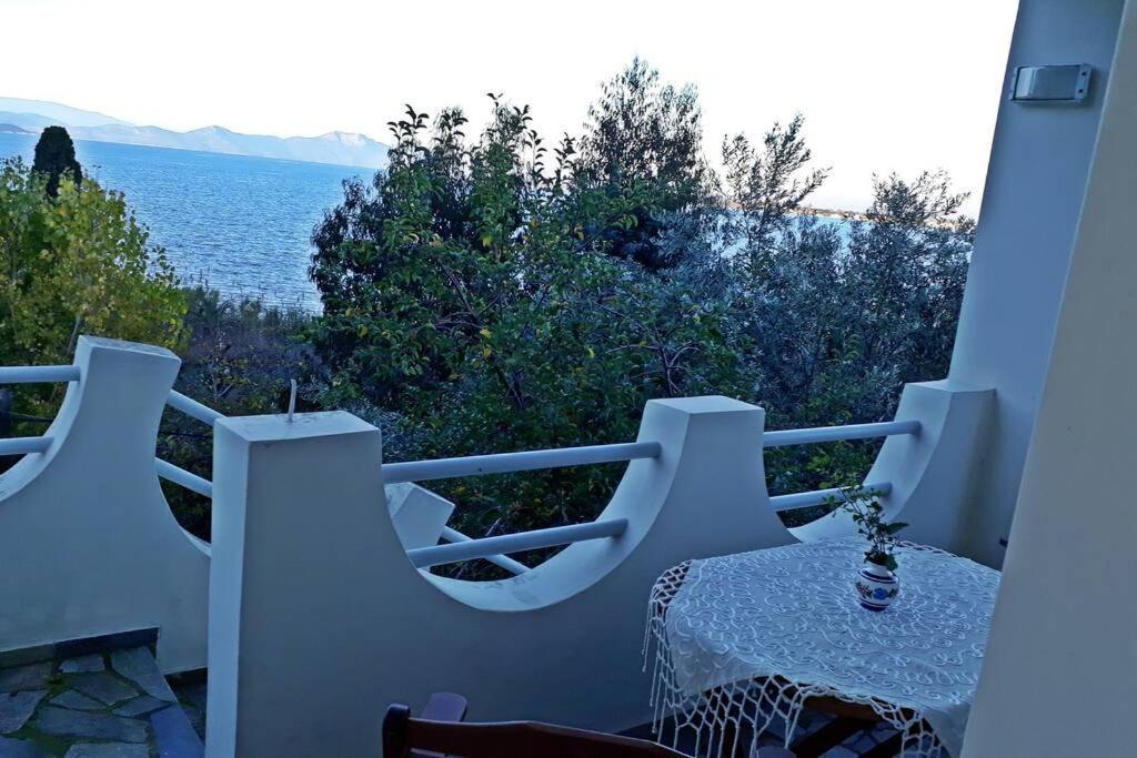 Amazing Sea View-Neos Pyrgos Beach -Evoia Greece เนออส ปีร์กอส ภายนอก รูปภาพ