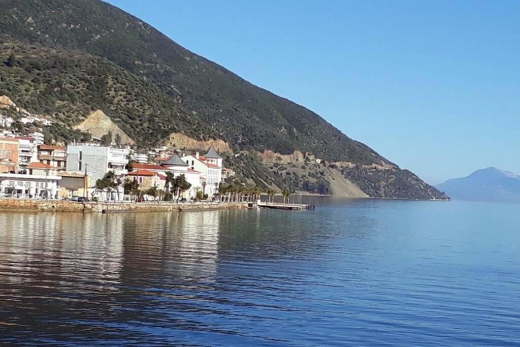 Amazing Sea View-Neos Pyrgos Beach -Evoia Greece เนออส ปีร์กอส ภายนอก รูปภาพ